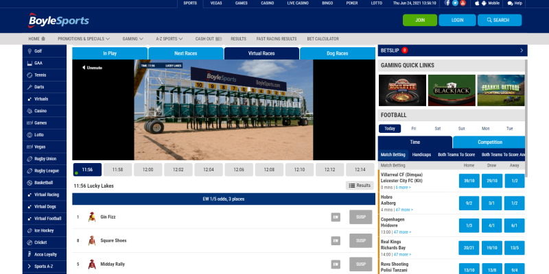 Bet on virtual races with BoyleSports